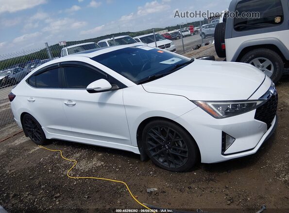 KMHD04LB6LU957912 2020 HYUNDAI ELANTRA White Rear interior view