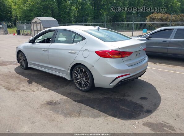 KMHD04LB7HU363577 2017 HYUNDAI ELANTRA Silver უკანა მარცხენა