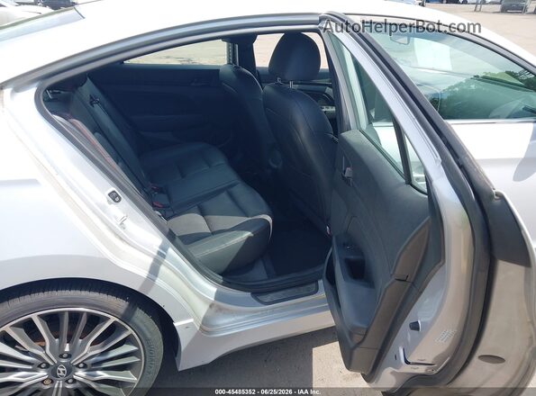 KMHD04LB7HU363577 2017 HYUNDAI ELANTRA Silver VIN კოდის სტიკერის ხედი
