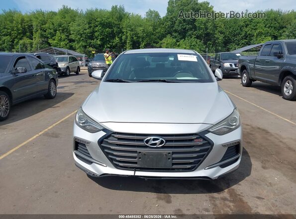 KMHD04LB7HU363577 2017 HYUNDAI ELANTRA Silver ხელსაწყოთა პანელის ხედი