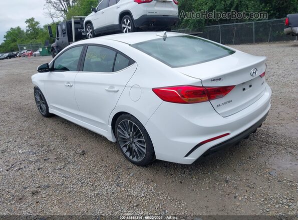 KMHD04LB8HU325937 2017 HYUNDAI ELANTRA White Задня ліва чверть