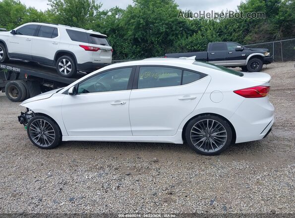 KMHD04LB8HU325937 2017 HYUNDAI ELANTRA White Панорамний вид салону 360°
