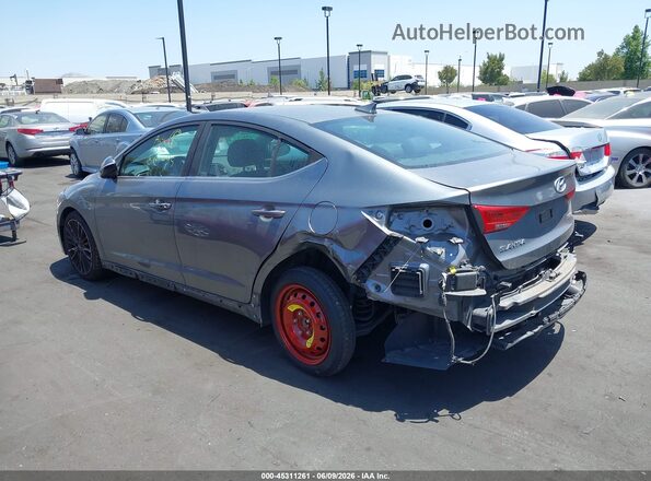 KMHD04LB8JU535508 2018 HYUNDAI ELANTRA Серый 