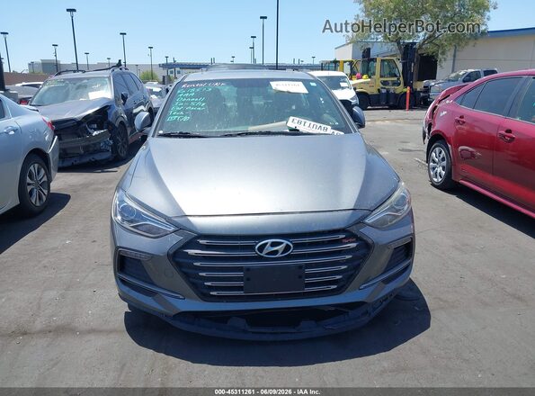 KMHD04LB8JU535508 2018 HYUNDAI ELANTRA Серый 