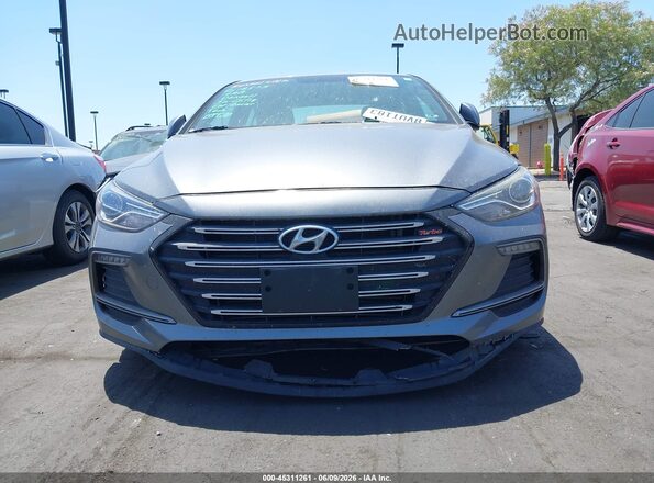 KMHD04LB8JU535508 2018 HYUNDAI ELANTRA Серый 