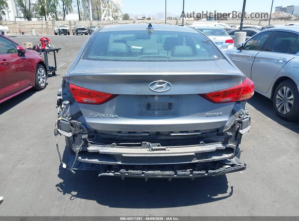 KMHD04LB8JU535508 2018 HYUNDAI ELANTRA Серый 