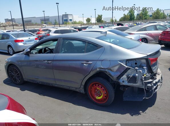 KMHD04LB8JU535508 2018 HYUNDAI ELANTRA Серый 