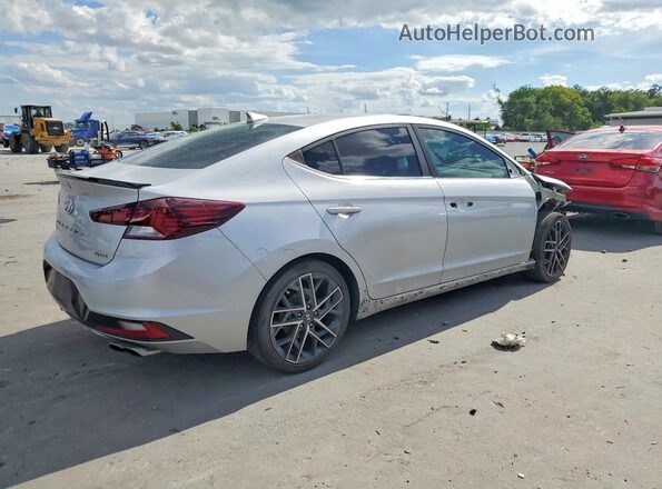KMHD04LB9KU813169 2019 HYUNDAI ELANTRA Silver 