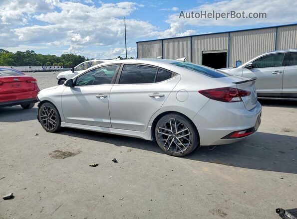 KMHD04LB9KU813169 2019 HYUNDAI ELANTRA Silver 