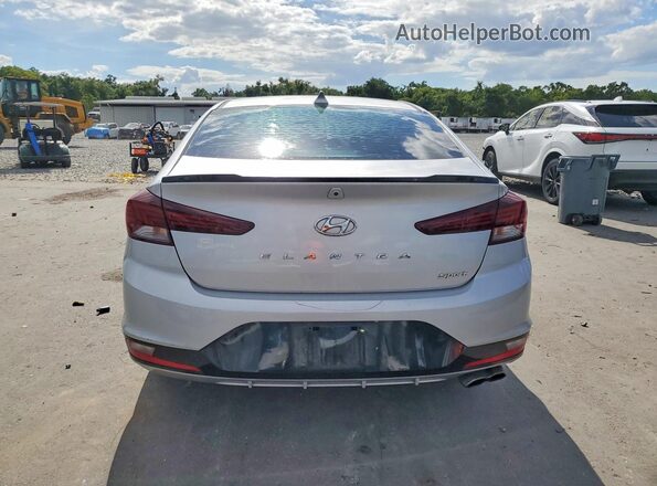 KMHD04LB9KU813169 2019 HYUNDAI ELANTRA Silver 