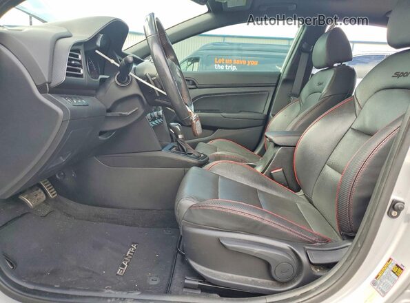 KMHD04LB9KU813169 2019 HYUNDAI ELANTRA Silver 
