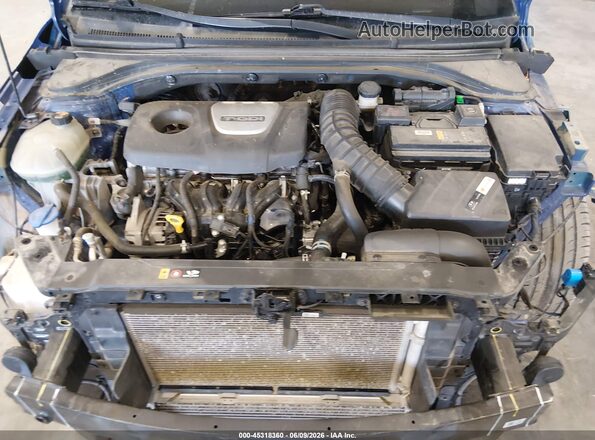 KMHD04LB9LU100225 2020 HYUNDAI ELANTRA Blue Rear view