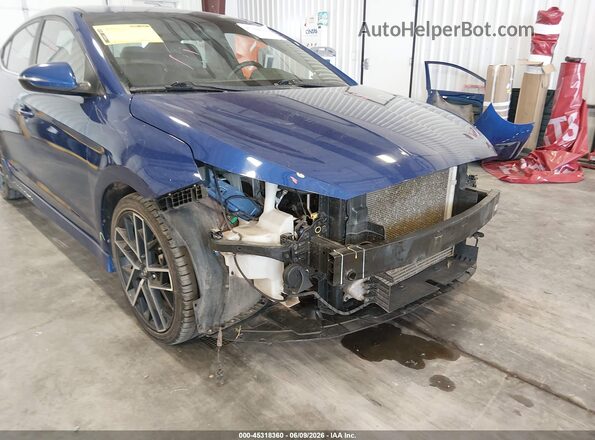 KMHD04LB9LU100225 2020 HYUNDAI ELANTRA Blue 