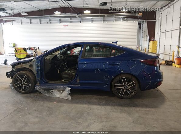 KMHD04LB9LU100225 2020 HYUNDAI ELANTRA Blue 360 interior view