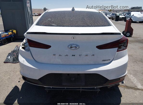KMHD04LBXLU012316 2020 HYUNDAI ELANTRA Белый 