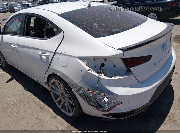 KMHD04LBXLU012316 2020 HYUNDAI ELANTRA Белый 