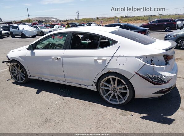 KMHD04LBXLU012316 2020 HYUNDAI ELANTRA Белый Панорамный вид салона 360°