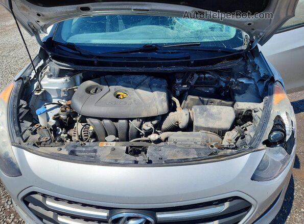 KMHD25LH6GU331786 2016 HYUNDAI ELANTRA Серебряный Вид задней части салона