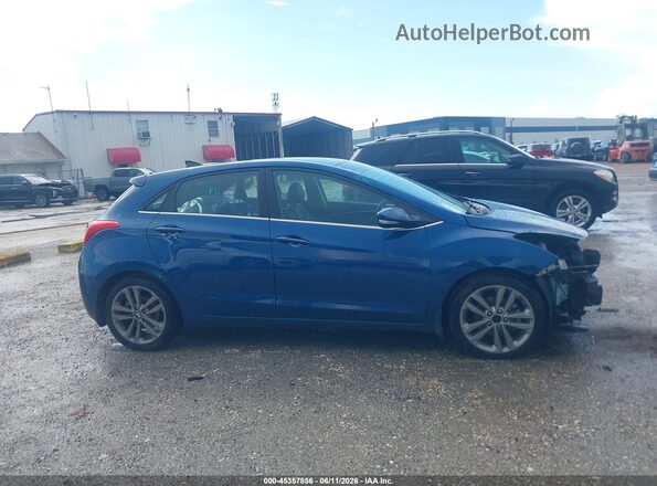KMHD35LH0GU298961 2016 HYUNDAI ELANTRA GT Синий Панорамный вид салона 360°