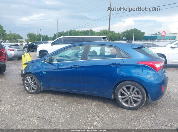 KMHD35LH0GU298961 2016 HYUNDAI ELANTRA GT Синий 