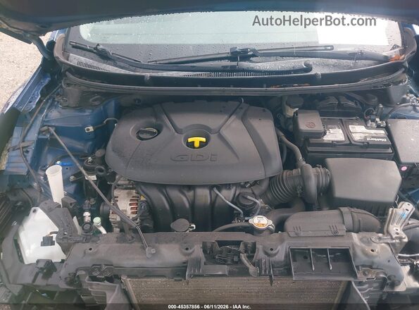 KMHD35LH0GU298961 2016 HYUNDAI ELANTRA GT Синий Вид сзади