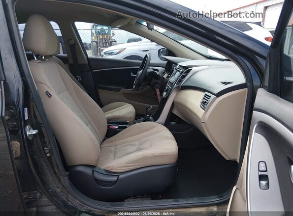 KMHD35LH0GU341775 2016 HYUNDAI ELANTRA GT Black Вид салону спереду