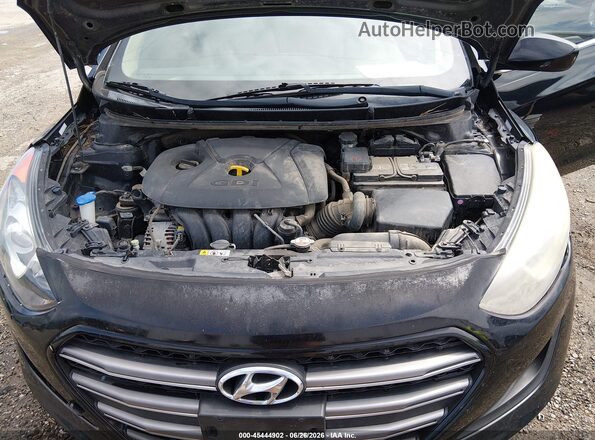 KMHD35LH0GU341775 2016 HYUNDAI ELANTRA GT Black Вид ззаду