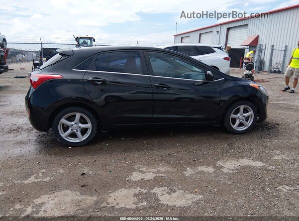 KMHD35LH0GU341775 2016 HYUNDAI ELANTRA GT Black Вид задньої частини салону