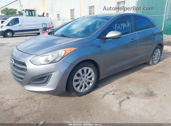 KMHD35LH0HU369500 2017 HYUNDAI ELANTRA GT Gray Передня ліва чверть