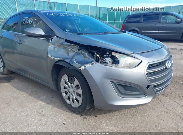 KMHD35LH0HU369500 2017 HYUNDAI ELANTRA GT Gray Вид спереду