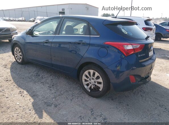 KMHD35LH1GU276368 2016 HYUNDAI ELANTRA GT Blue Trasero izquierdo