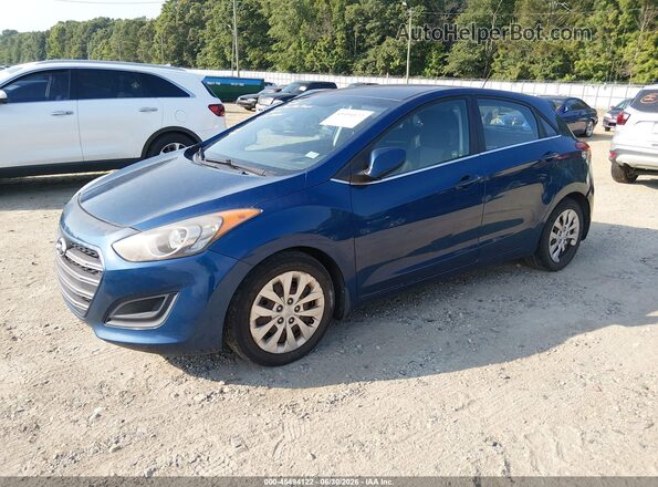 KMHD35LH1GU276368 2016 HYUNDAI ELANTRA GT Blue Vista tres cuartos delantera izquierda