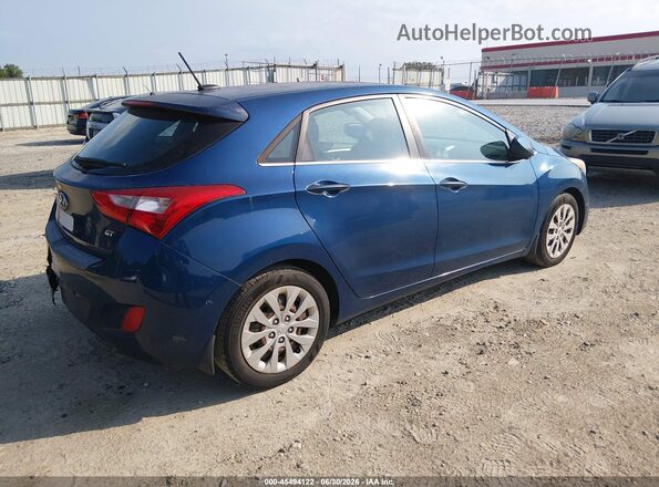 KMHD35LH1GU276368 2016 HYUNDAI ELANTRA GT Blue Trasero derecho