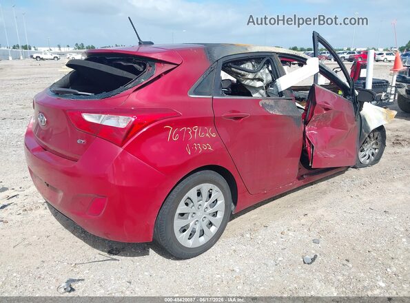 KMHD35LH1GU293302 2016 HYUNDAI ELANTRA GT Red Trasero derecho