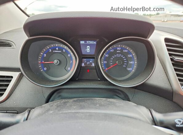 KMHD35LH2GU289484 2016 HYUNDAI ELANTRA White Սարքավորումների վահանակի տեսք
