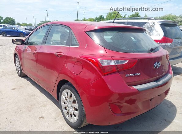 KMHD35LH3GU302680 2016 HYUNDAI ELANTRA GT Red უკანა მარცხენა