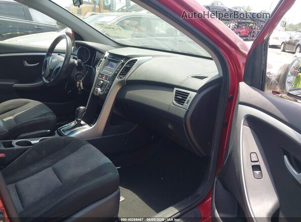 KMHD35LH3GU302680 2016 HYUNDAI ELANTRA GT Red წინა სალონის ხედი