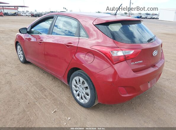 KMHD35LH3HU356613 2017 HYUNDAI ELANTRA GT Red Задня ліва чверть