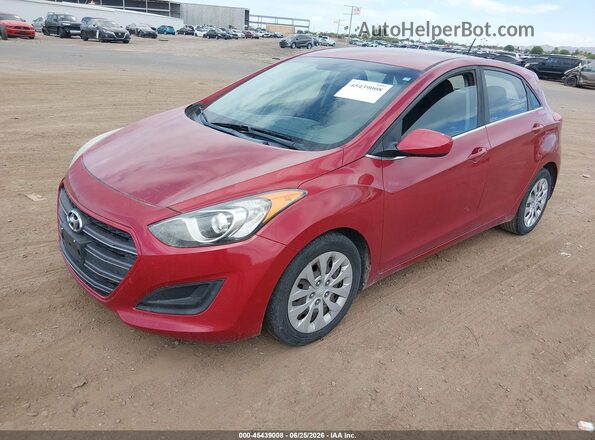 KMHD35LH3HU356613 2017 HYUNDAI ELANTRA GT Red Передня ліва чверть