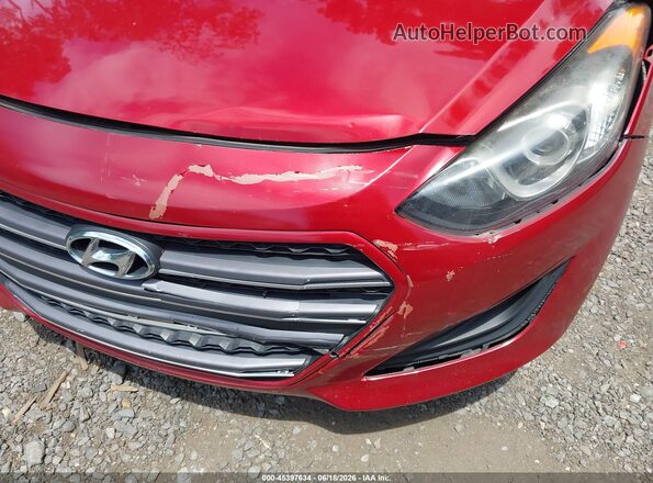 KMHD35LH3HU374593 2017 HYUNDAI ELANTRA GT Red Դիմացի տեսք