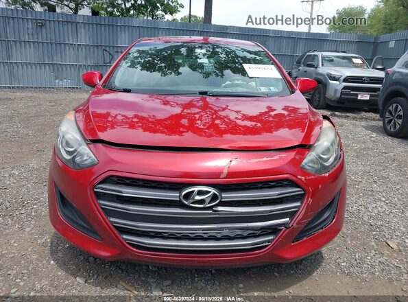 KMHD35LH3HU374593 2017 HYUNDAI ELANTRA GT Red Սարքավորումների վահանակի տեսք