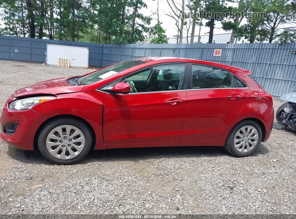 KMHD35LH3HU374593 2017 HYUNDAI ELANTRA GT Red Սալոնի 360 աստիճան տեսք