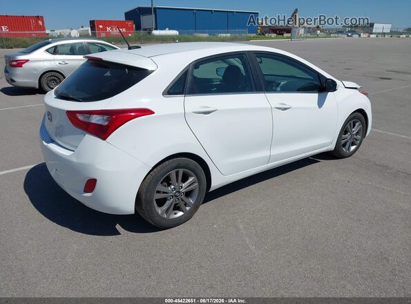KMHD35LH3HU383732 2017 HYUNDAI ELANTRA GT White Задня права чверть