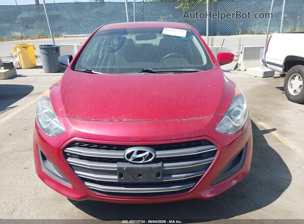 KMHD35LH4HU380063 2017 HYUNDAI ELANTRA GT Red Front view