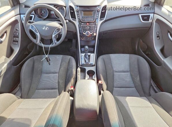 KMHD35LH4HU383786 2017 HYUNDAI ELANTRA Серебряный Вид панели приборов