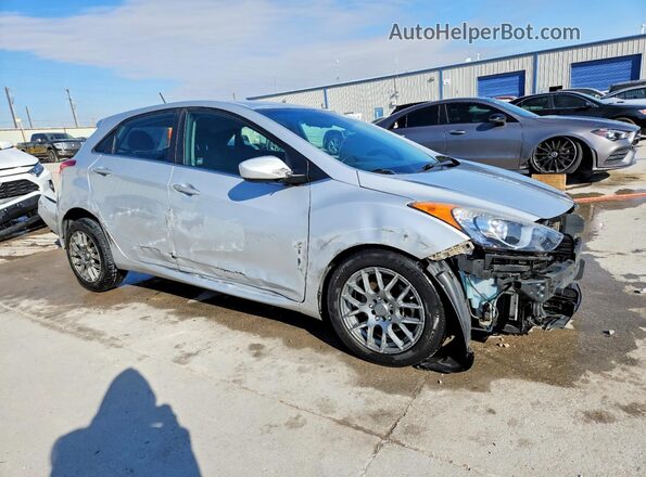 KMHD35LH4HU383786 2017 HYUNDAI ELANTRA Серебряный Передняя правая четверть