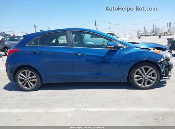 KMHD35LH5GU284540 2016 HYUNDAI ELANTRA GT Blue Widok wnętrza 360 stopni