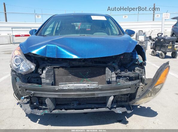 KMHD35LH5GU284540 2016 HYUNDAI ELANTRA GT Blue Widok wnętrza z tyłu