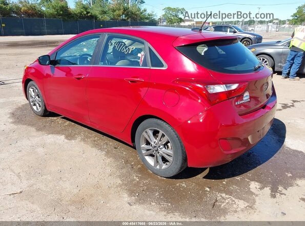 KMHD35LH5GU327077 2016 HYUNDAI ELANTRA GT Red Հետևի ձախ