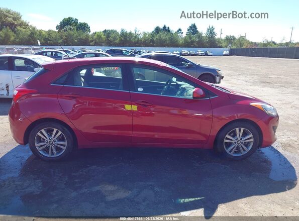 KMHD35LH5GU327077 2016 HYUNDAI ELANTRA GT Red Սալոնի հետևի տեսք